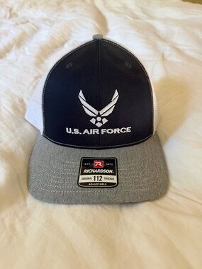 U.S. Air Force Richardson Trucker Hat - Navy, Gray, White